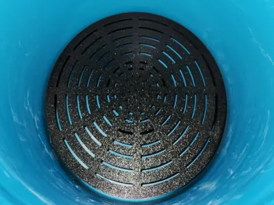 Pellet stove dust filter - 254mm & lighter remix