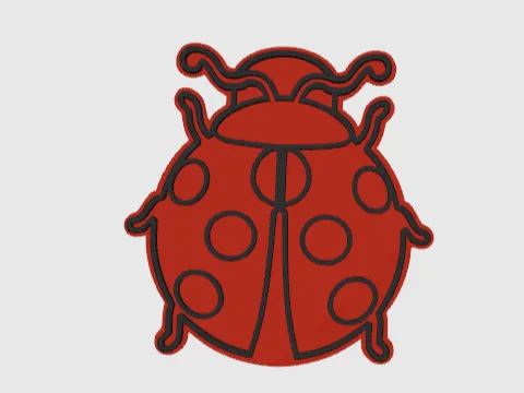 Ladybug Tray