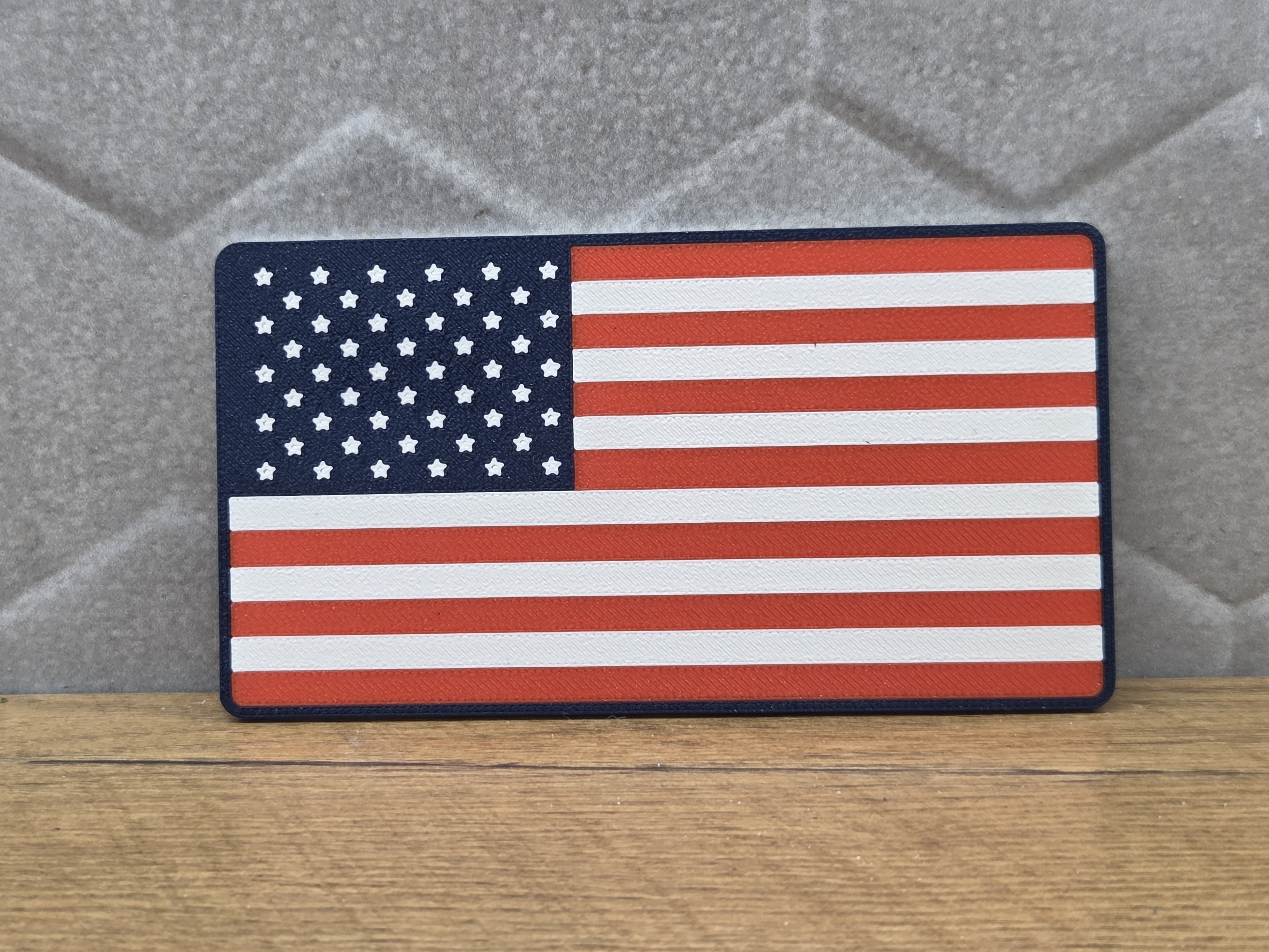 Miniatura 1 do modelo 3D US Flag Coaster / Decor