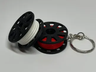 Filament spool Keychain