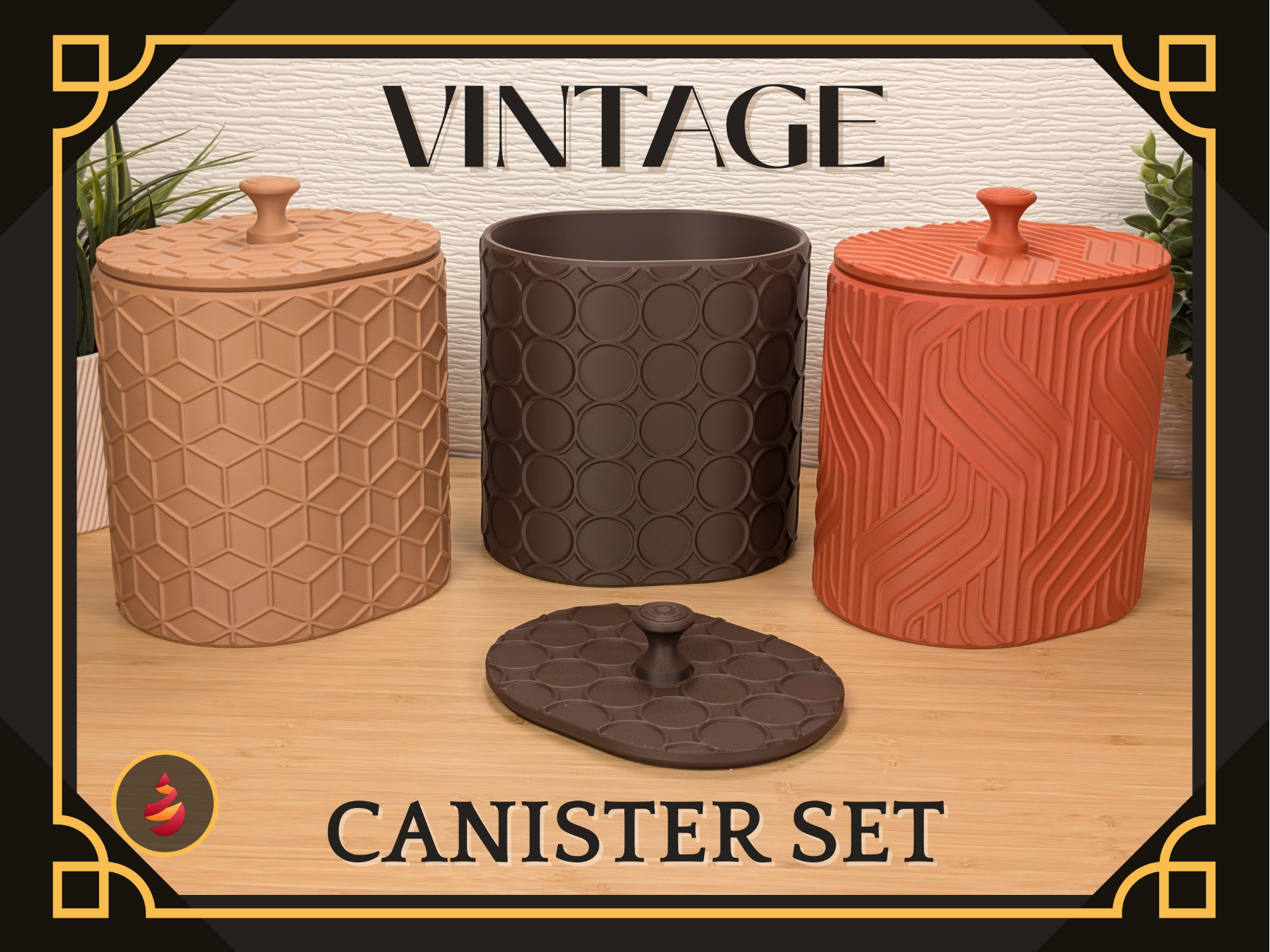 Vintage Canister Set
