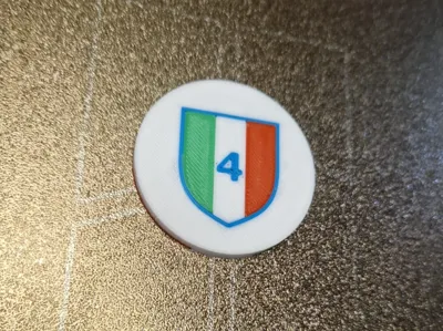 Naples Logo Keychain - 4 scudetto