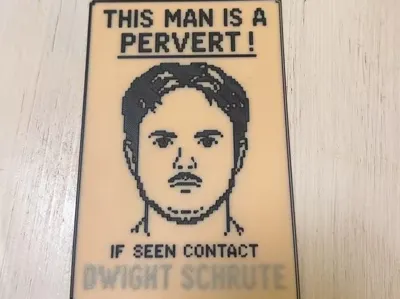 THE OFFICE办公室Dwight的通缉令
