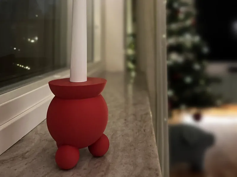 Scandinavian candle holder/Kulljusstake