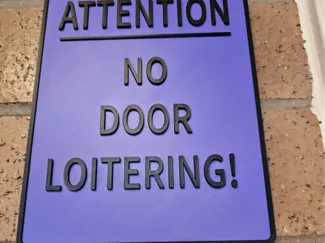 No Door Loitering