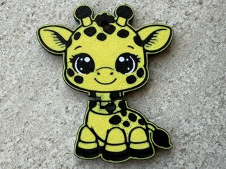 Cute keyhanger flexi giraffe baby