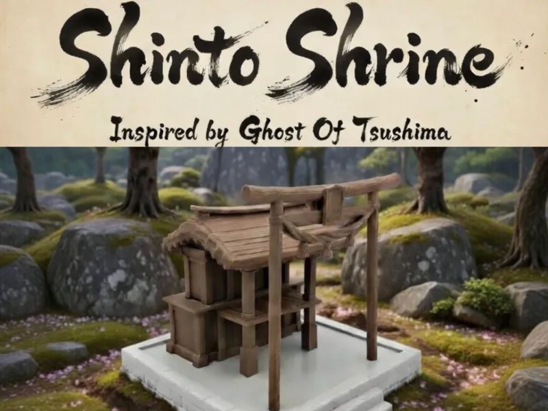 Shinto Shrine - Inspired By Ghost of Tsushima