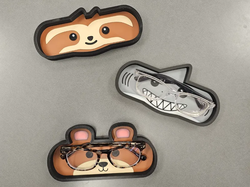 Glasses Holder Tray (Sloth, Bear, Shark)