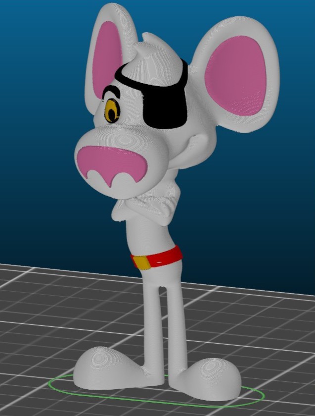 Miniatura 2 do modelo 3D Dangermouse Character