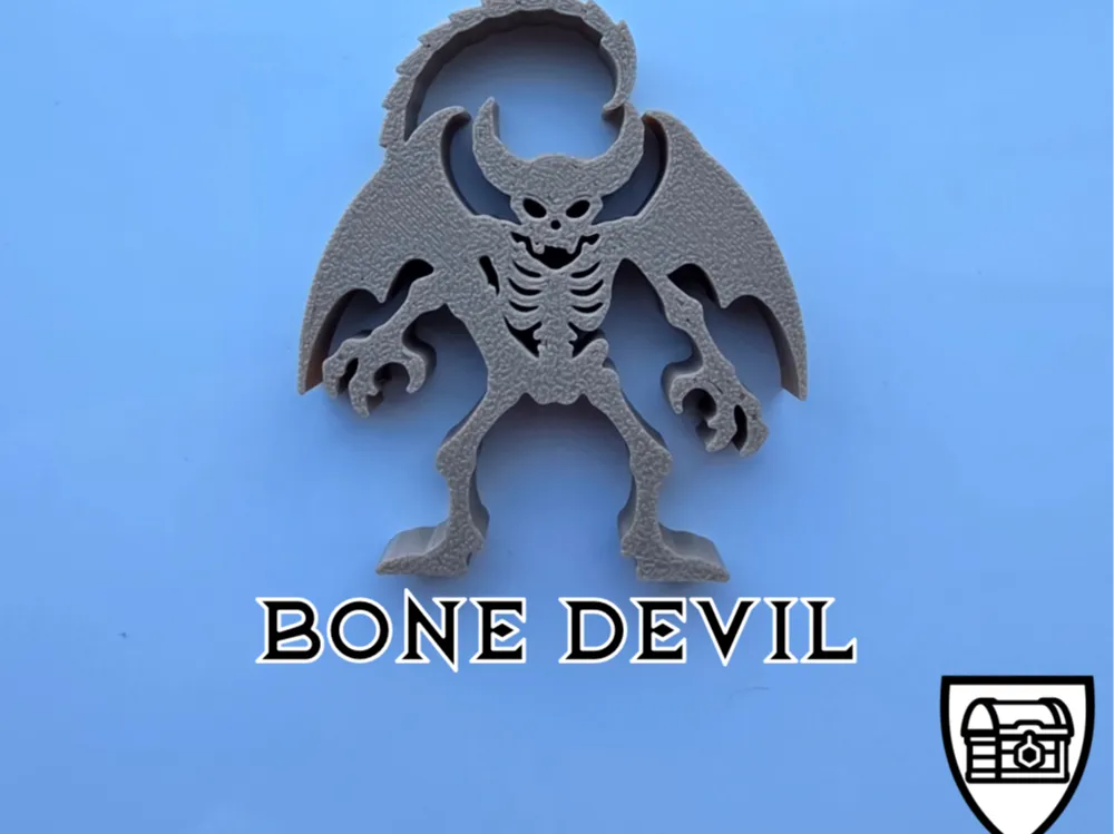Bone Devil - Meeple Mini - Free 3D Print Model - MakerWorld