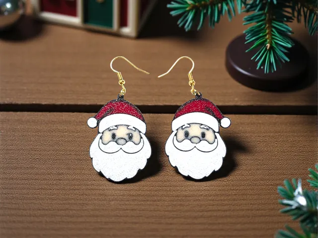 Santa Claus earrings