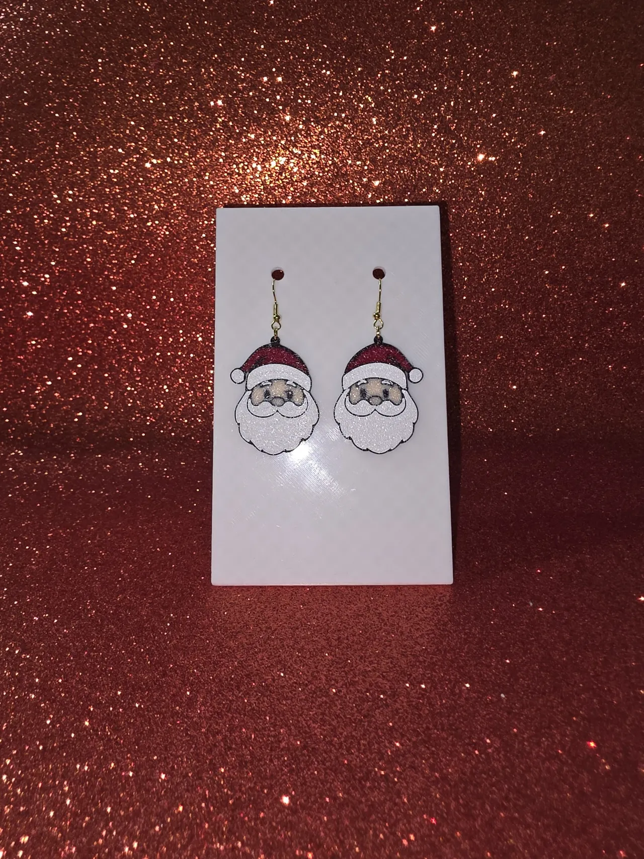 Santa Claus earrings view 2