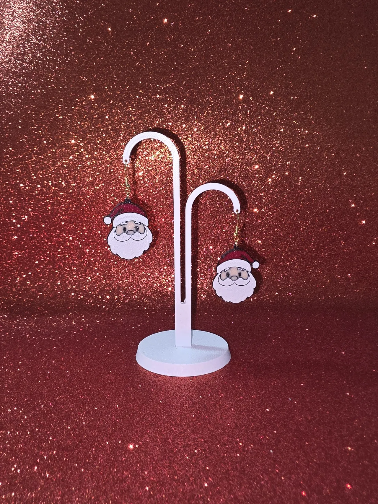 Santa Claus earrings view 3