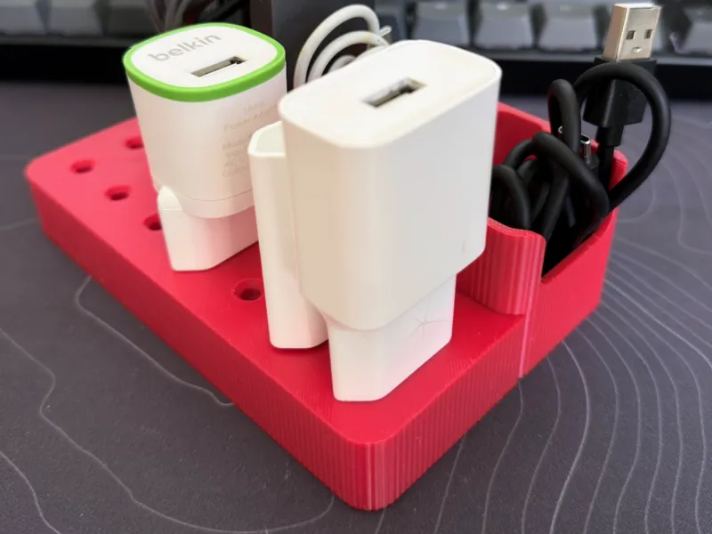 Aesthetic Cable and Charger Organizer (EU)