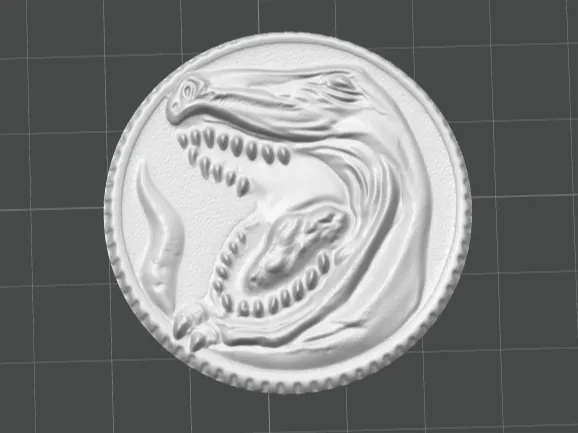 Mighty morphin power rangers - T-rex Power Coin