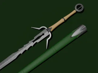 The Witcher 4 Ciri's Silver Sword & Scabbard