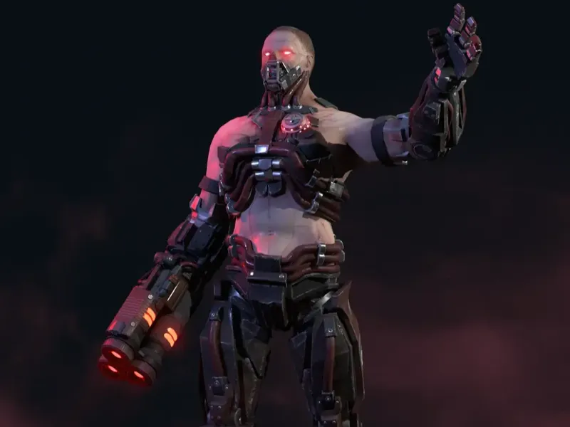 Female cyborg radical
