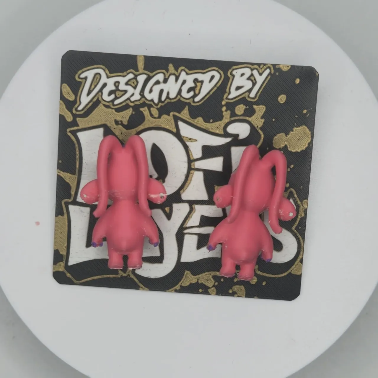 Angel (Stitch) Chomper Earrings view 3