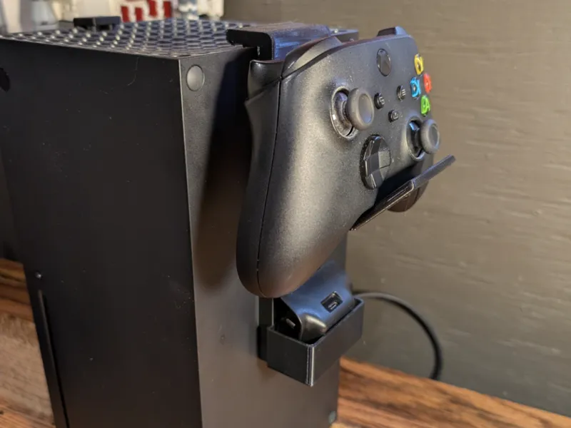 Controller and battery holder for Xbox Series X