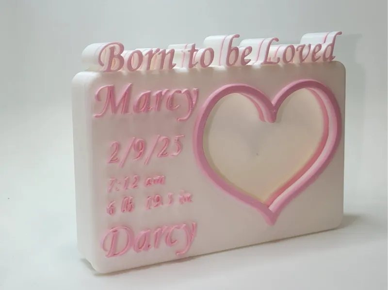 Newborn Baby Gift Picture Frame - AMS not required