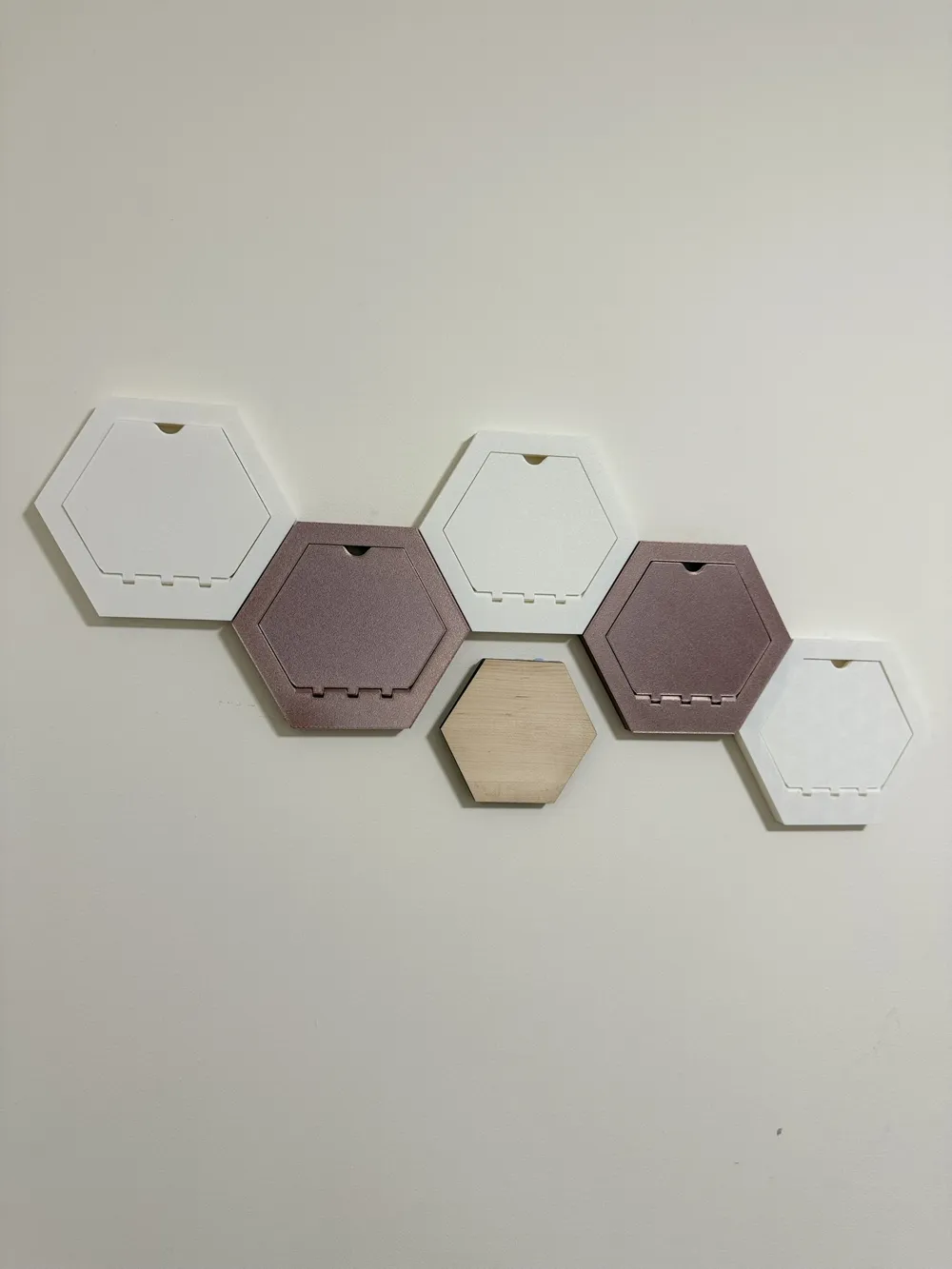 Hexagon Wall shelf - Compatible with A1 Mini - Free 3D Print Model ...