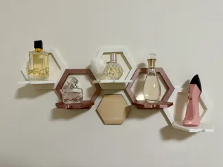 Hexagon Wall shelf - Compatible with A1 Mini