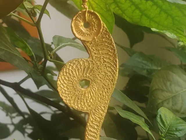 Dune Sandworm Earring