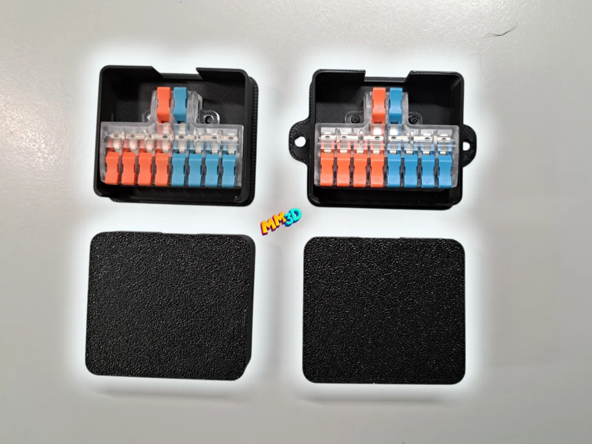 Wire Connector Box Compact Electrical Junction Box - Free 3D Print ...