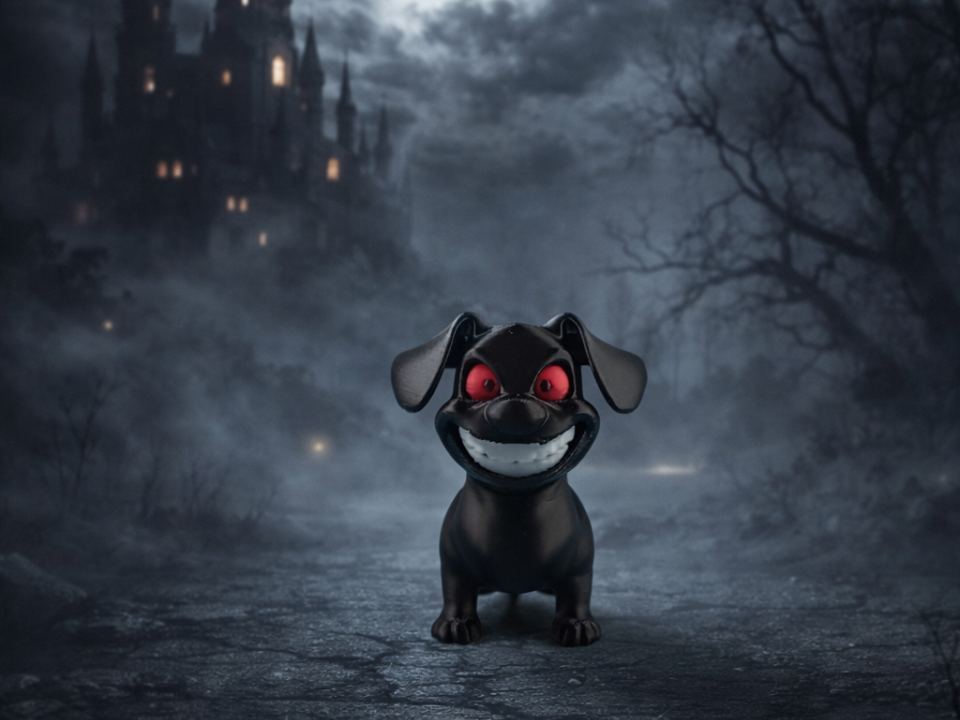 Grinsender Horror Hund 