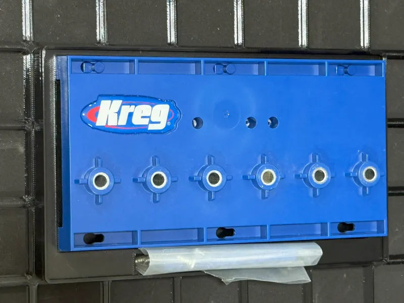 Kreg shelf pin jig bin - gridfinity