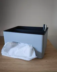 Boîte à mouchoirs avec rangement — photo 3