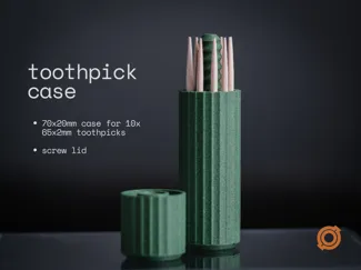 Ø · toothpick case