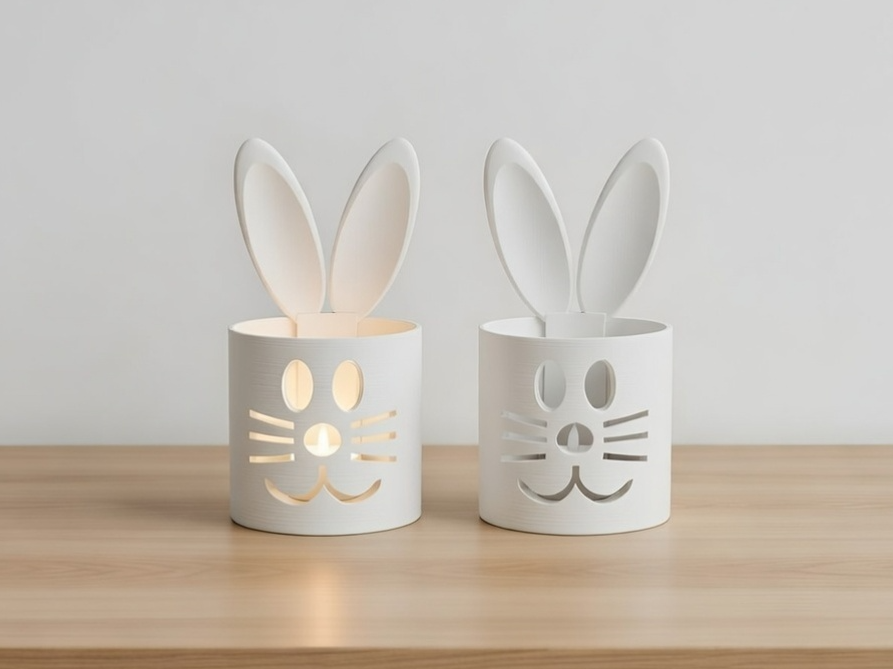 Petite Easter Bunny Candleholder