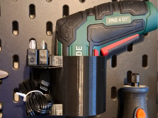 Parkside cordless screwdriver 4v Skaids holder