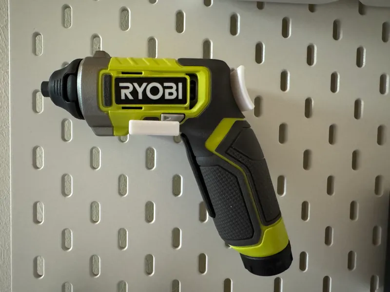 Ryobi USB Lithium RSD4 screwdriver Skadis holder