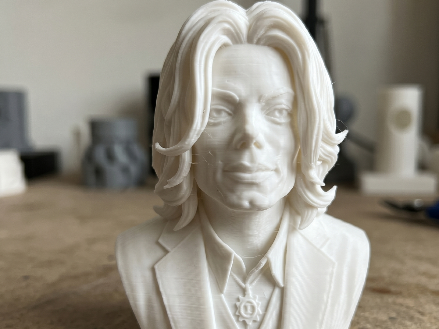 Michael Jackson Bust 3D Print Model 330