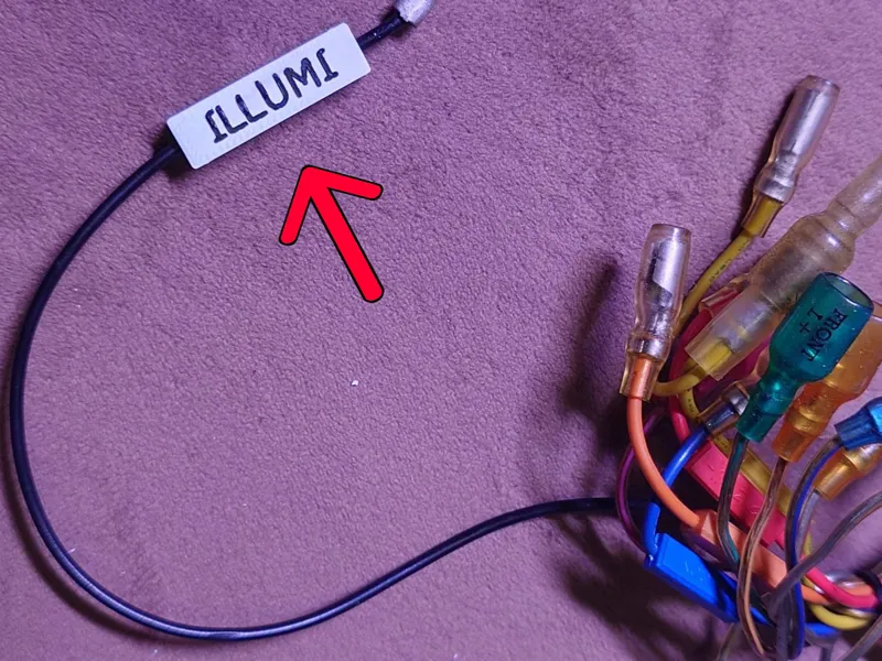 2mm cable TAG (car audio cable)