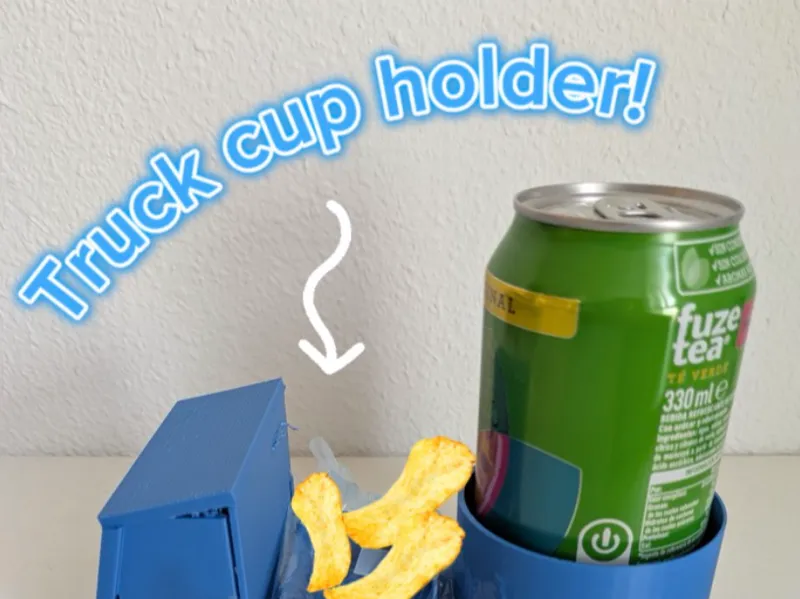 Truck cup holder
