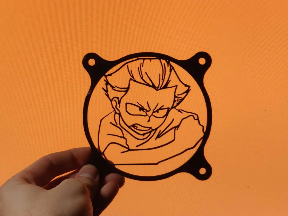 Jinta cover Fan 120mm - black by Dino - MakerWorld