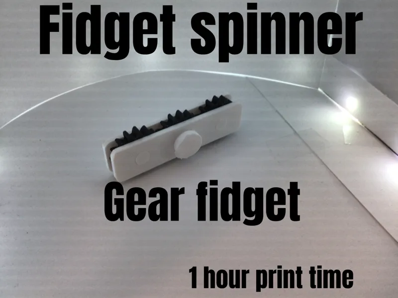 Gear fidget spinner