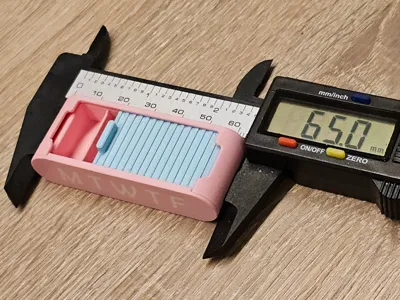 Mini Sliding Pill box 5-day week
