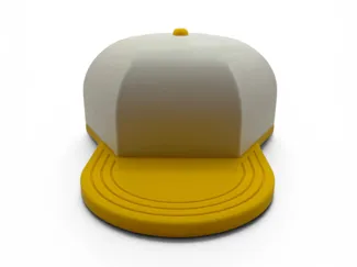 Flat Bill Cap Box V2 SBC - Blank/Customizable