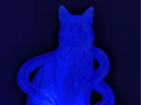 Cat Patronus (for Patronus stocking hanger)