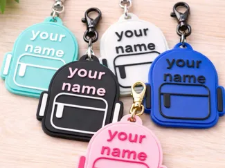 Personalized Backpack Keychains