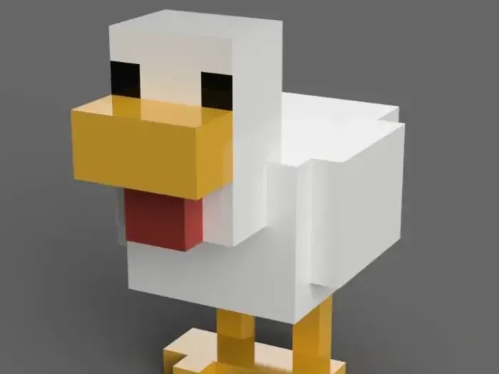 CHICKEN / POLLO MINECRAFT ASSEMBLEABLE ENSAMBLABLE