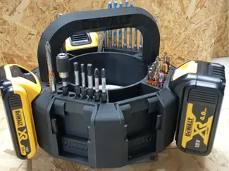 handle case 8 dewalt battery holder / accessories
