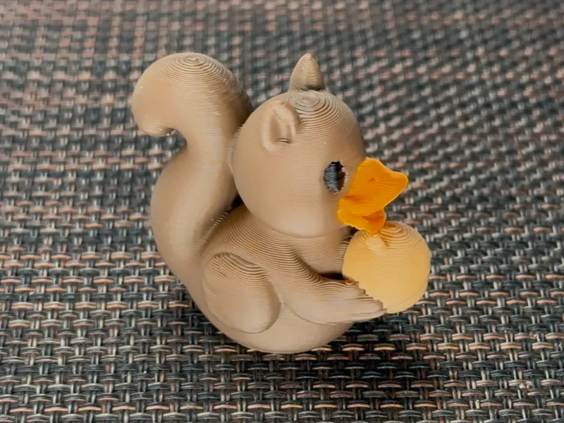 Squirrel Duck with Acorn