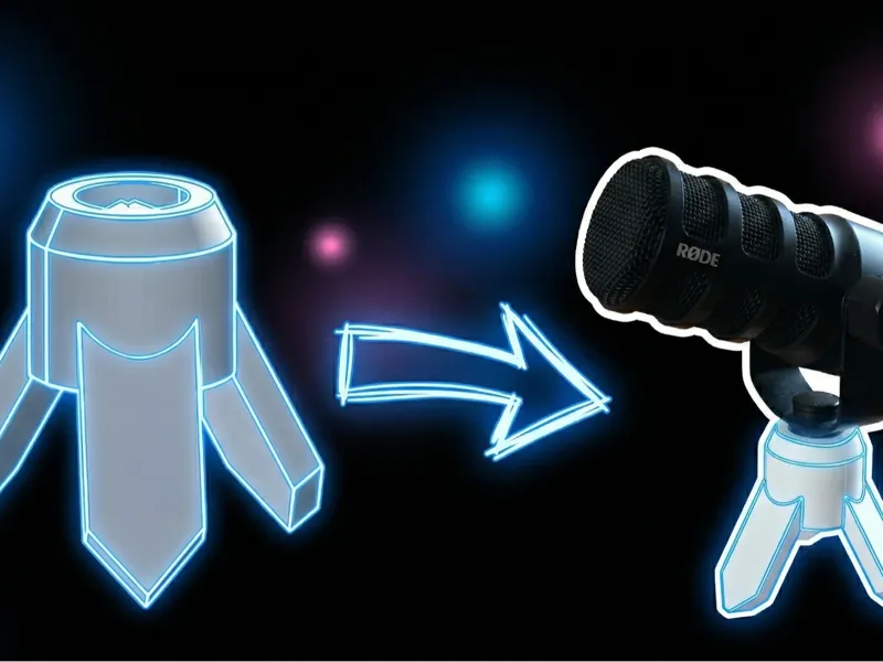 Rode mic stand MADE BY AI