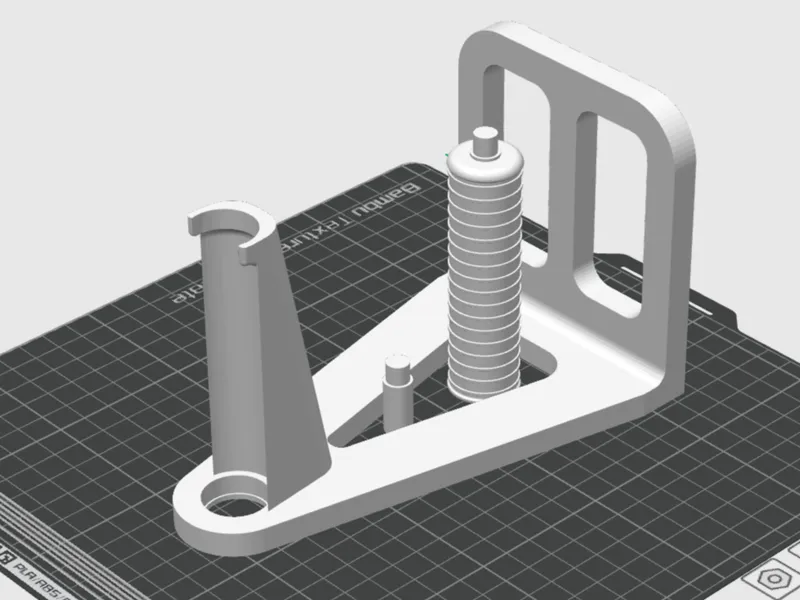 spool holder modified roller