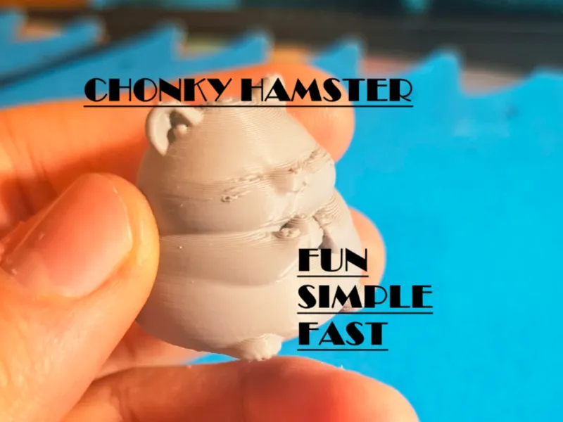 Chonky Hamster – Fat Minimalist Hamster